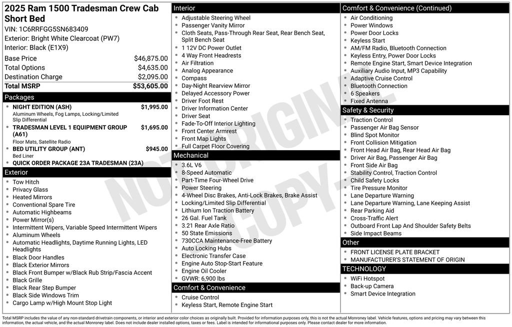Used 2025 White Ram Tradesman image 34
