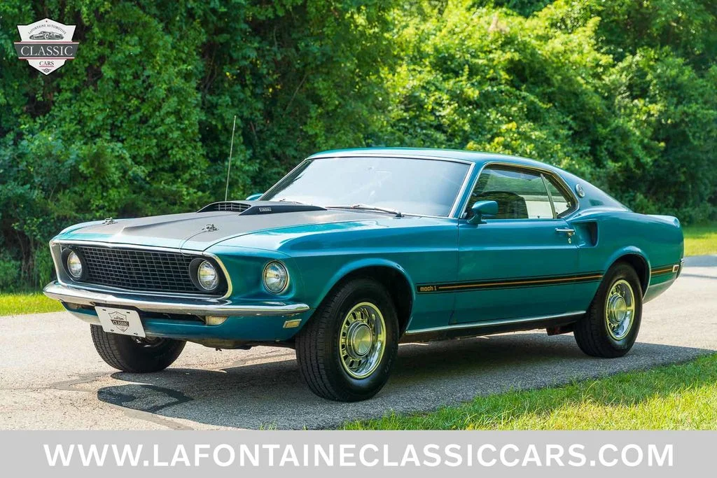 Used 1969 Blue Ford Mach 1 image 17