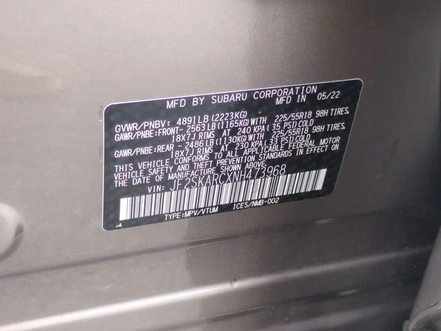 Used 2022 Brown Subaru Touring image 44