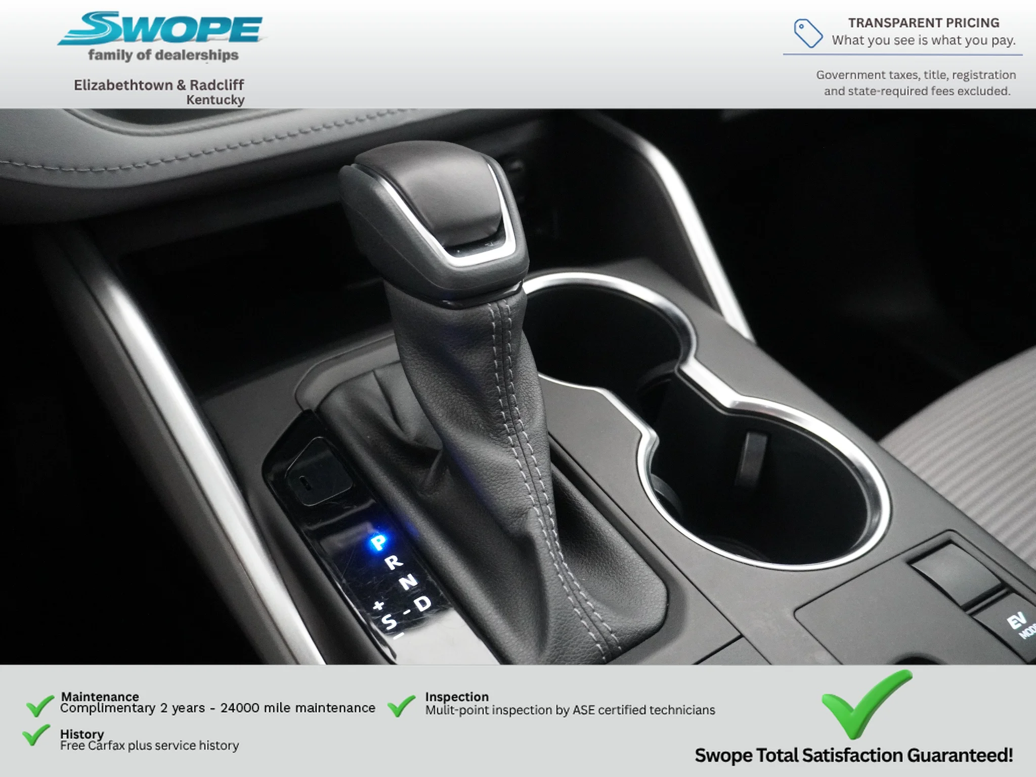 Used 2023 Midnight Black Metallic Toyota Hybrid LE image 25