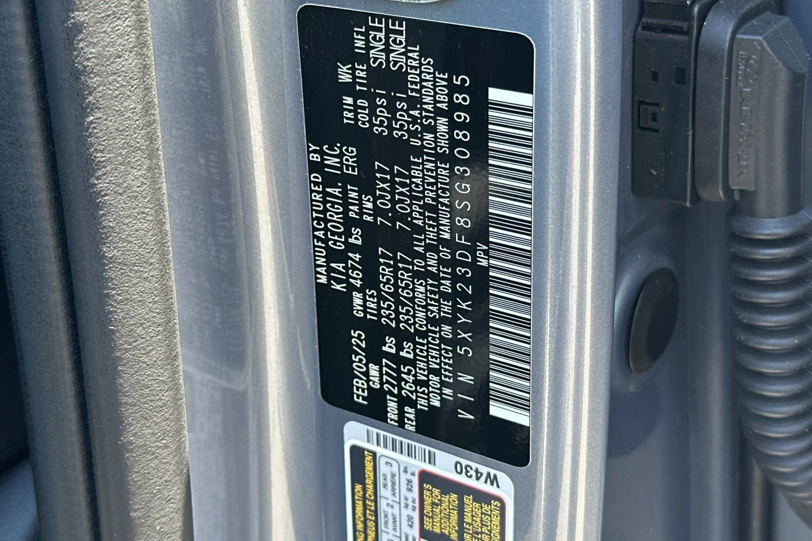 Used 2025 Silver Kia LX image 29
