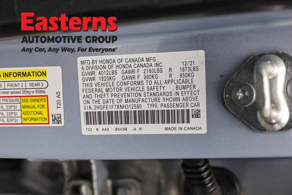 Used 2022 Gray Honda EX image 34