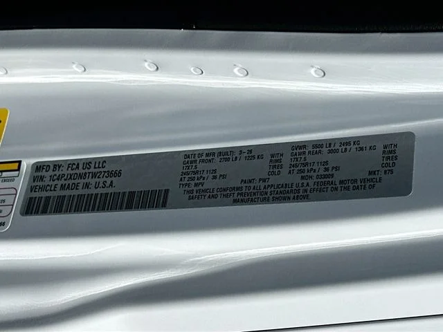 New 2026 Bright White Clear-Coat Exterior Paint Jeep Sport image 21