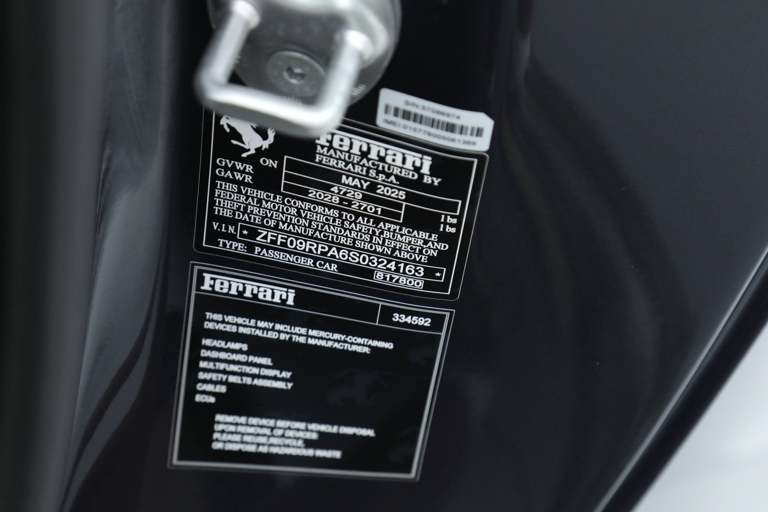 Certified Used 2025 Blu Roma Ferrari  image 44