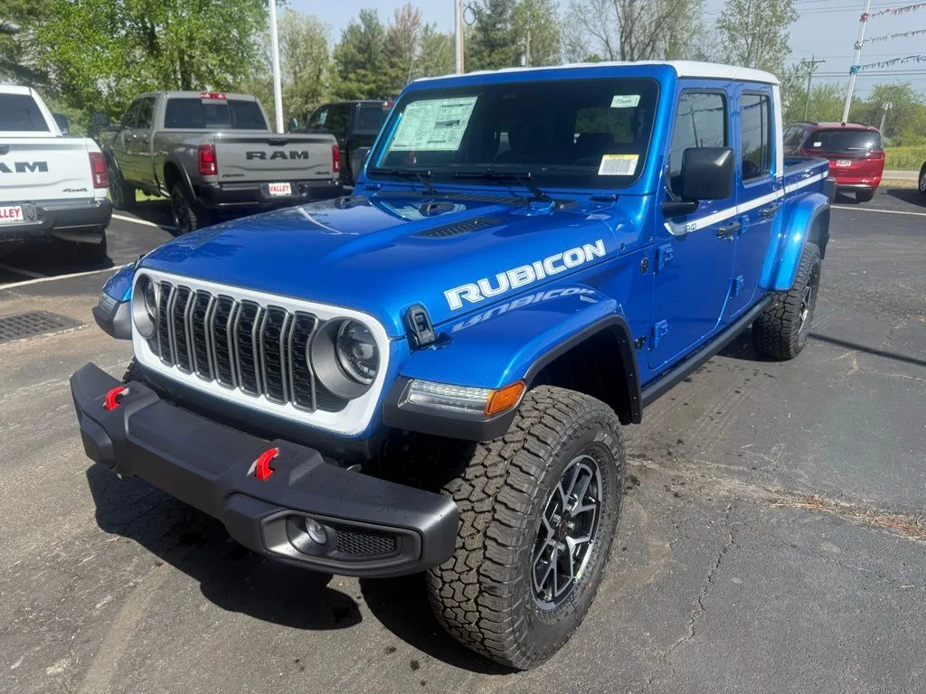 New 2026 Hydro Blue Pearl-Coat Exterior Paint Jeep Rubicon image 6