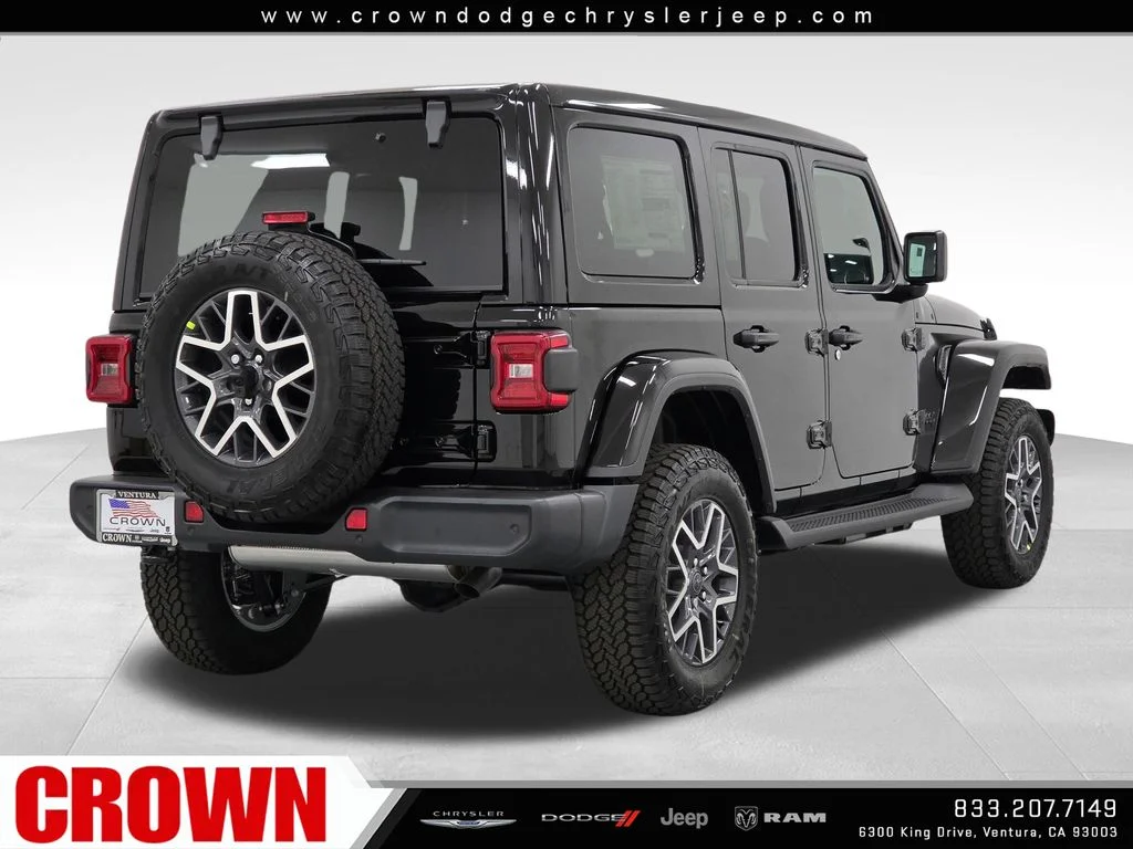 New 2026 Black Clear-Coat Exterior Paint Jeep Sahara image 5