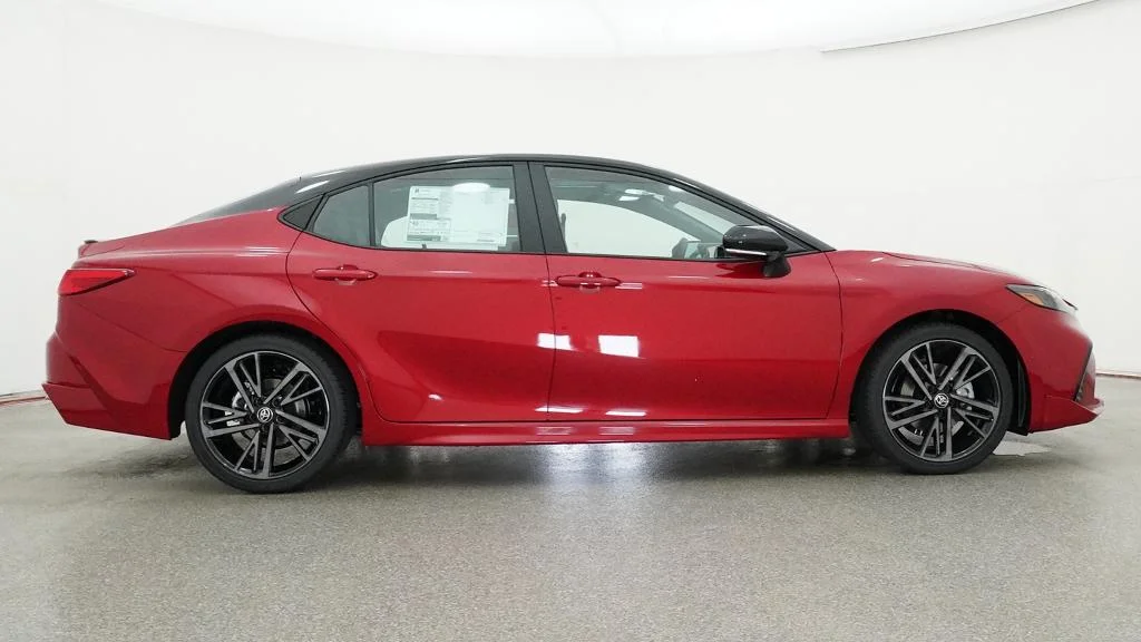New 2026 Supersonic Red with Midnight Black Metallic roof Toyota XSE image 13