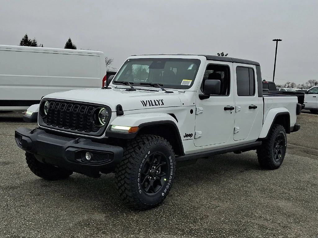 New 2026 Bright White Clear-Coat Exterior Paint Jeep Willys image 4