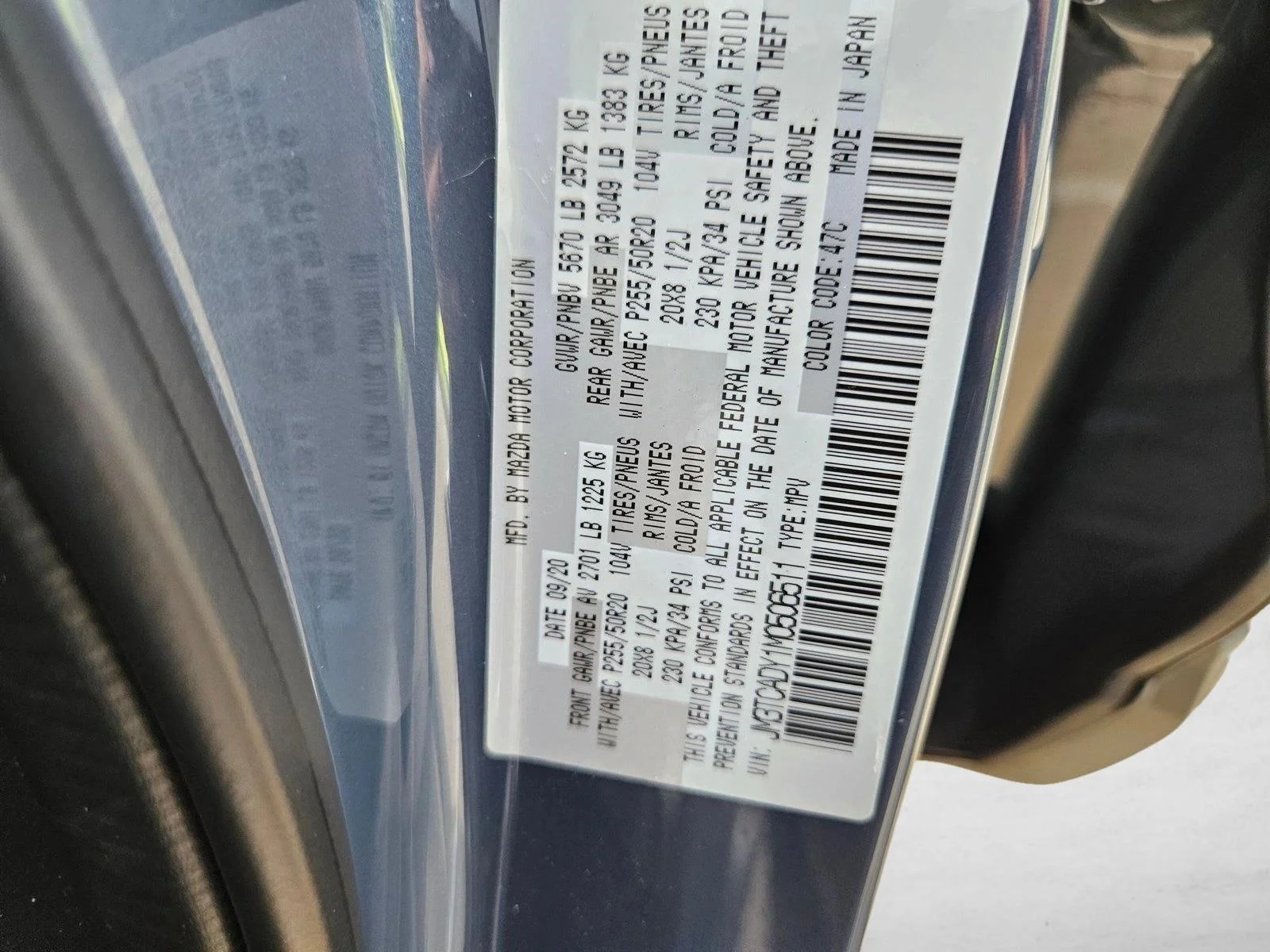 Used 2021 Polymetal Gray Mazda Carbon Edition image 28
