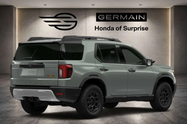 New 2026 Ash Green Metallic Honda TrailSport Elite Blackout image 3