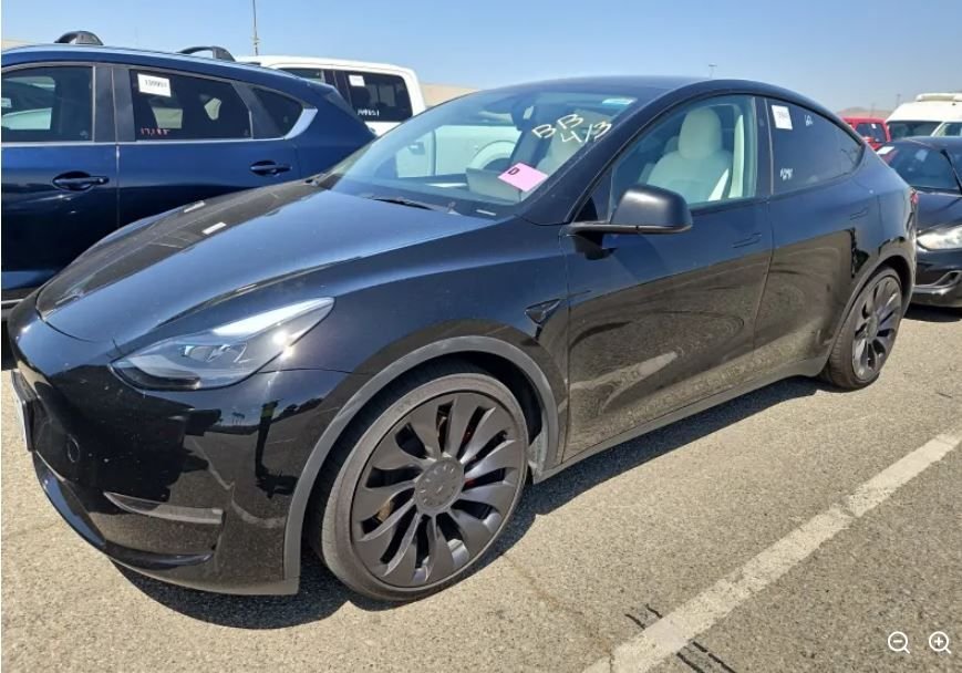 Used 2023 Black Tesla Performance image 1
