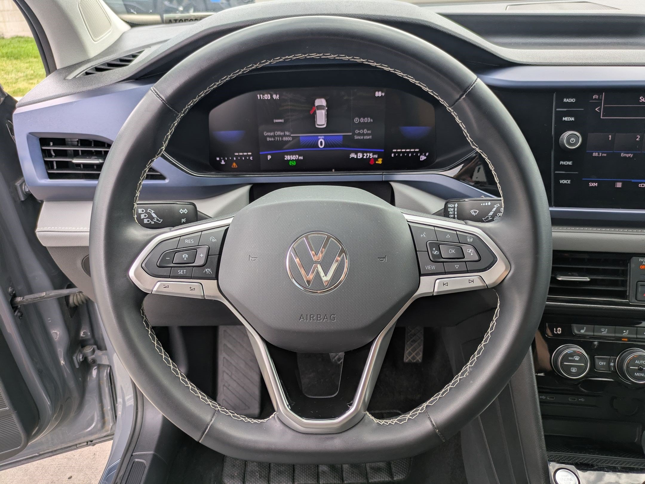 Certified Used 2024 Platinum Gray Metallic Volkswagen SE image 17
