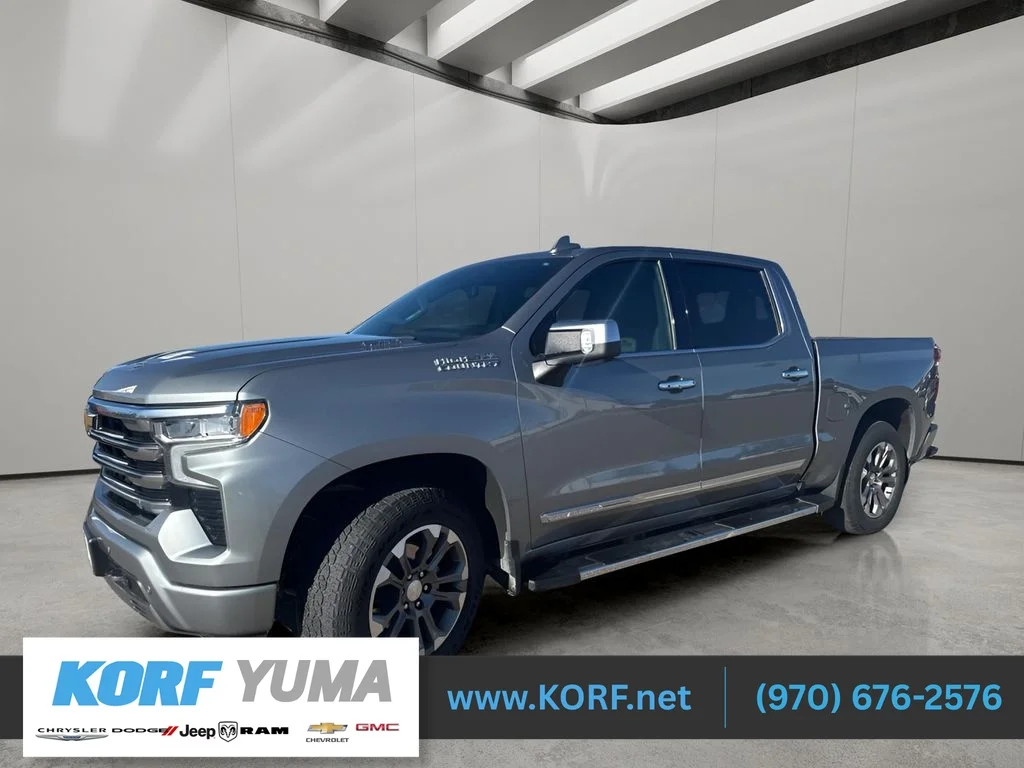 Used 2023 Sterling Gray Metallic Chevrolet High Country image 1