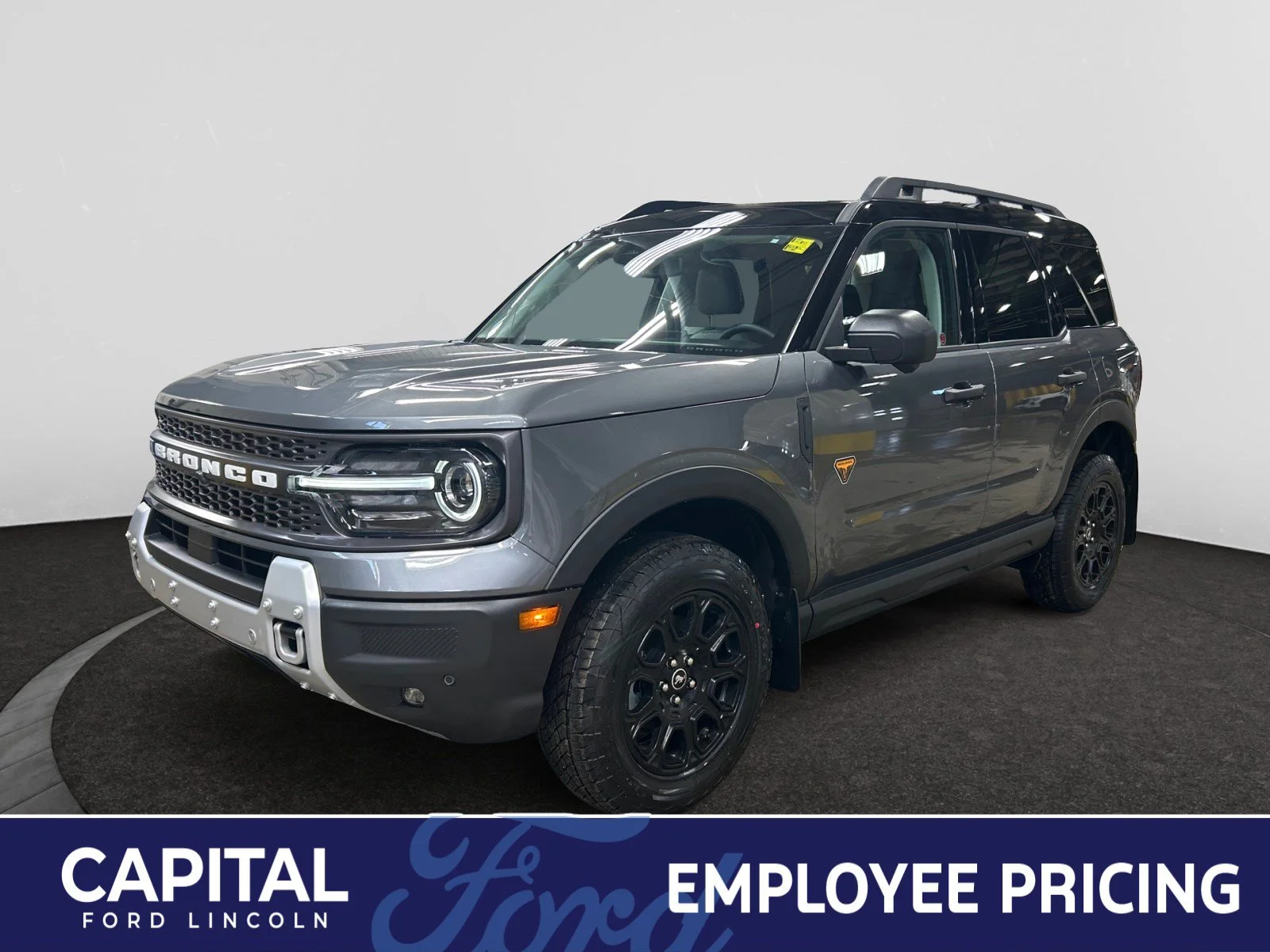 New 2026 Carbonized Grey Metallic Ford Badlands image 1