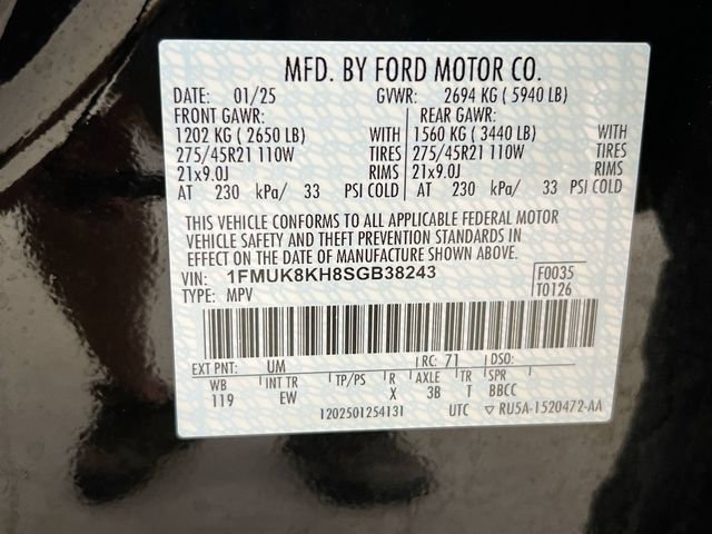 Used 2025 Black Metallic Ford ST-Line image 42