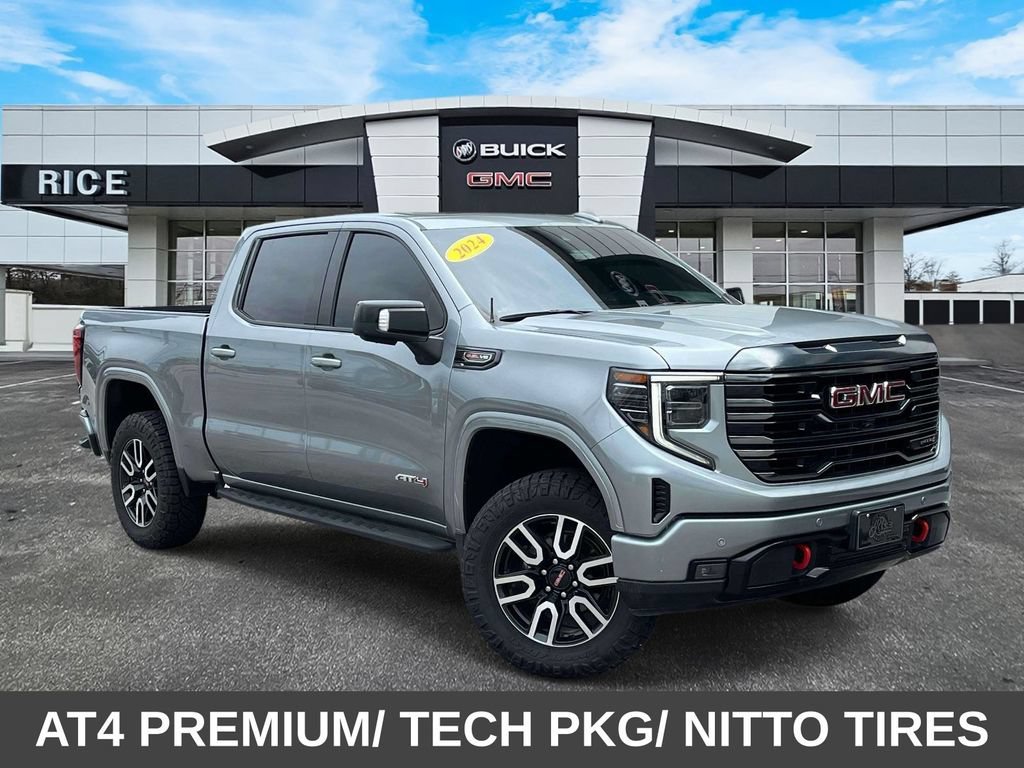 Used 2024 Sterling Metallic GMC AT4 image 1