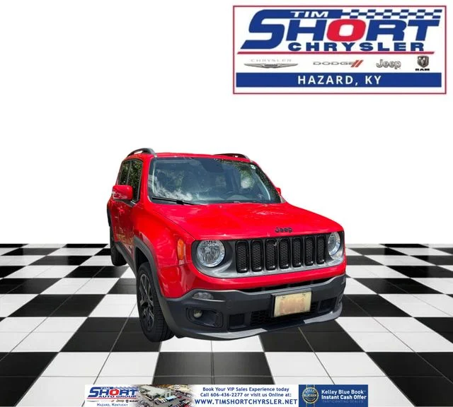 Used 2018 Red Jeep Latitude image 1