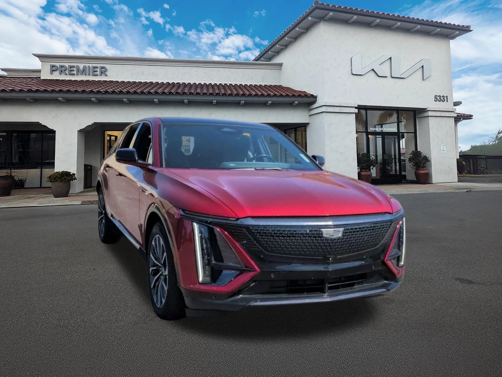 Used 2024 Red Cadillac Sport image 3