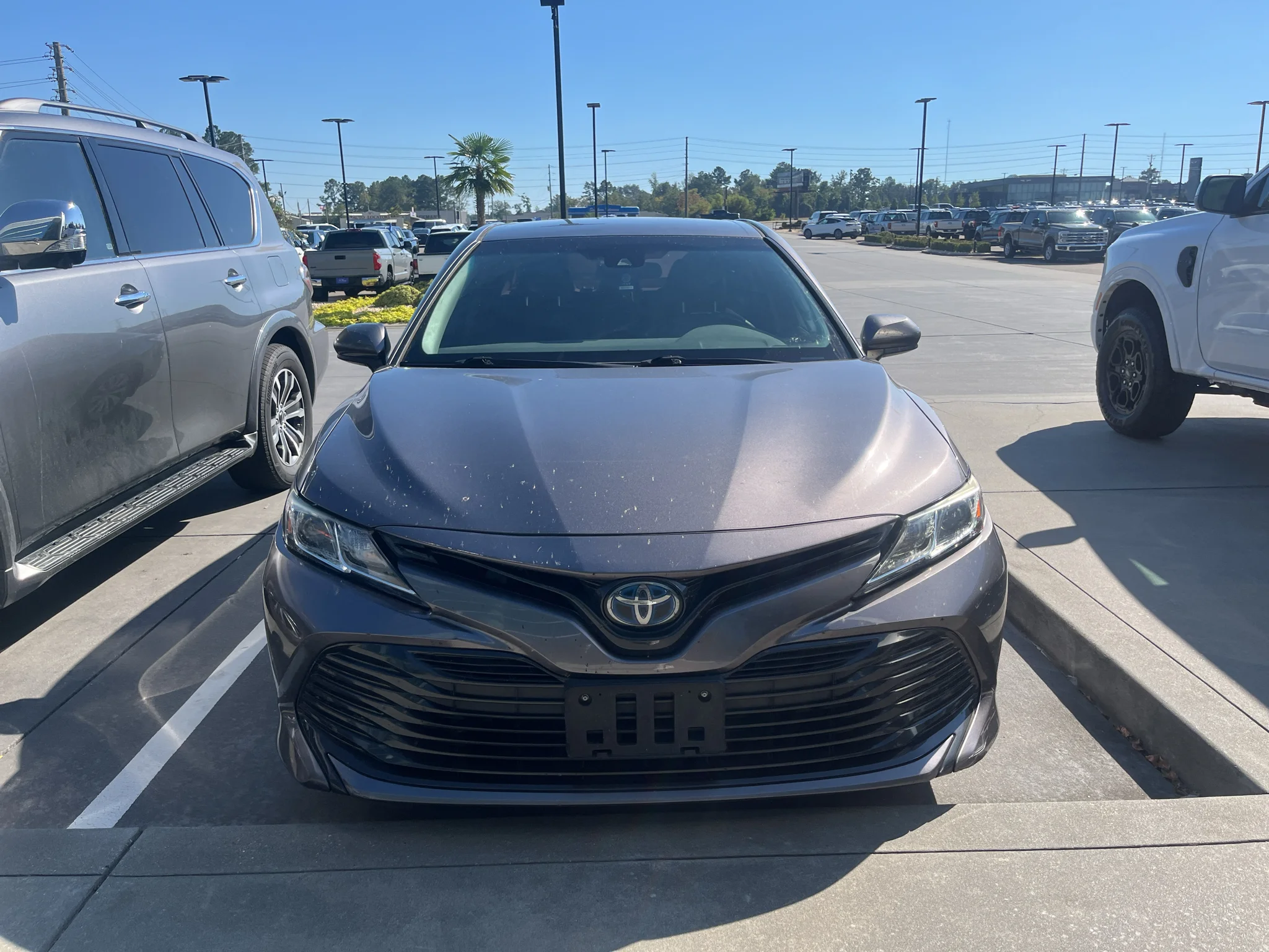 Used 2020 Predawn Gray Mica Toyota Hybrid LE image 3