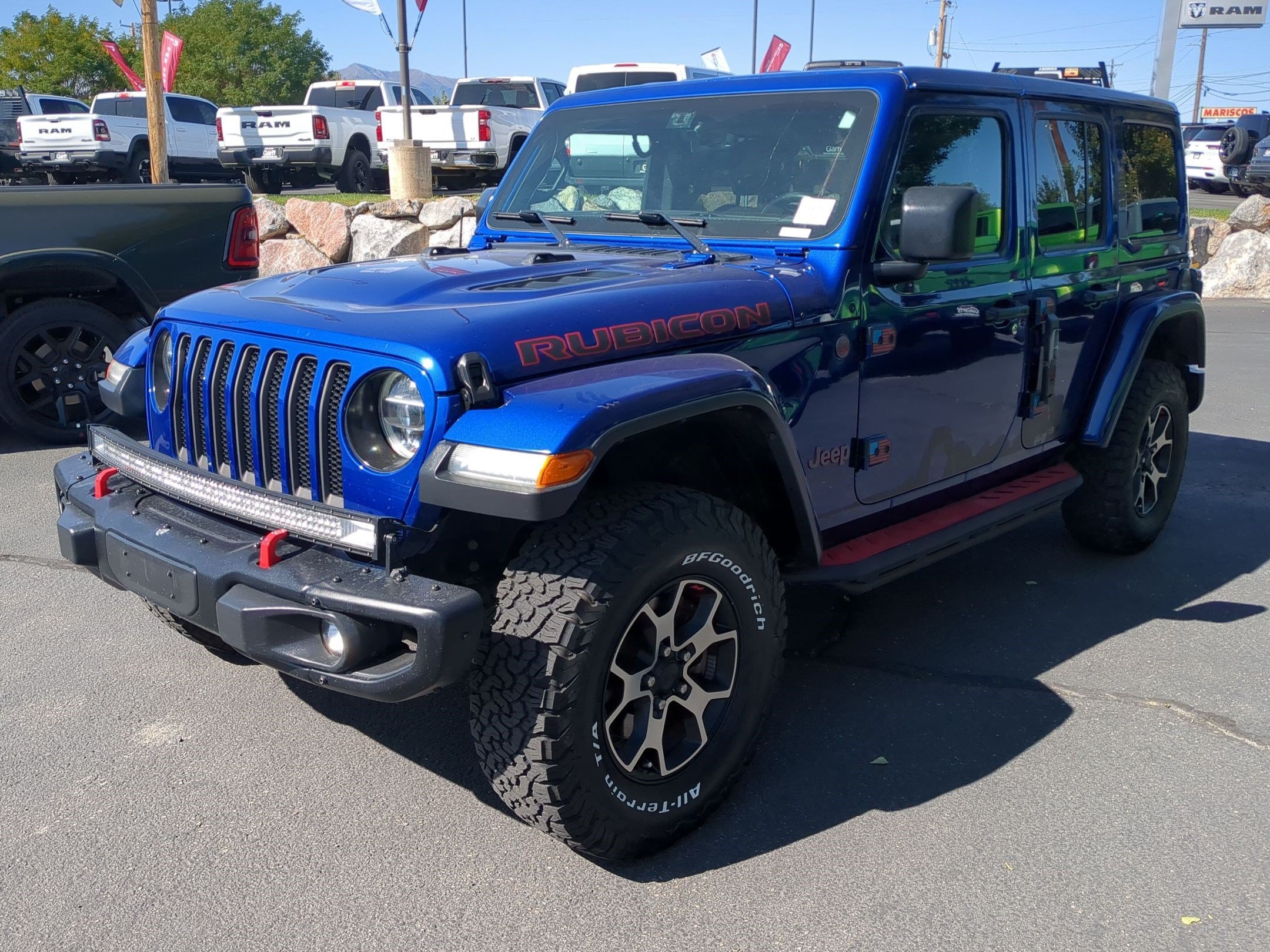 Used 2018 Ocean Blue Metallic Clearcoat Jeep Rubicon image 9
