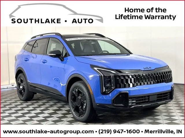 New 2026 Nebular Blue Kia X-Line image 1