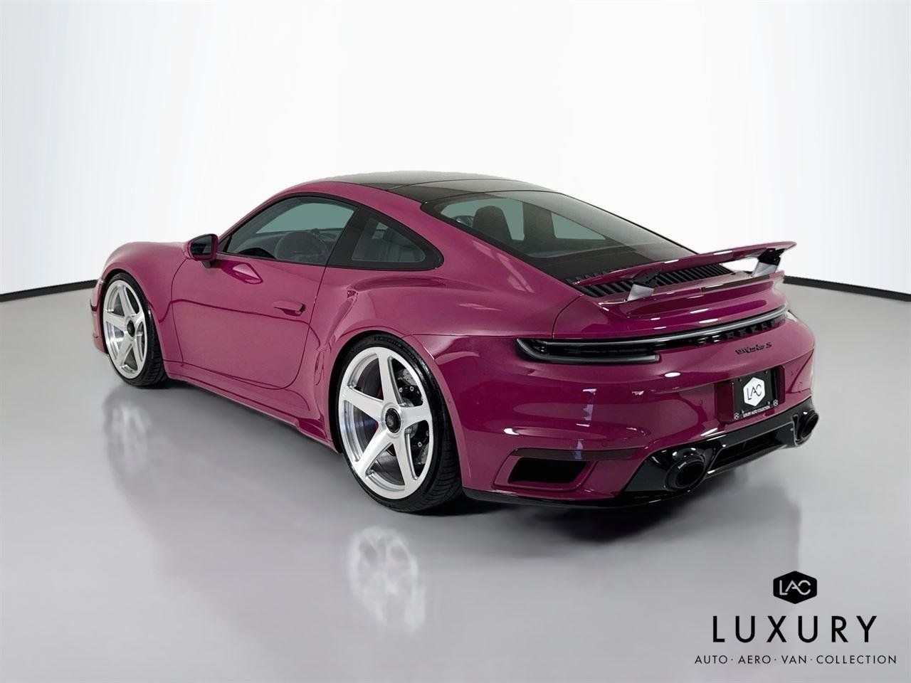 Used 2024 Ruby Star Neo Porsche Turbo S | PCCBs | Front Lift | $60k in options | 21 /22 AG Lux Wheel Setup image 8