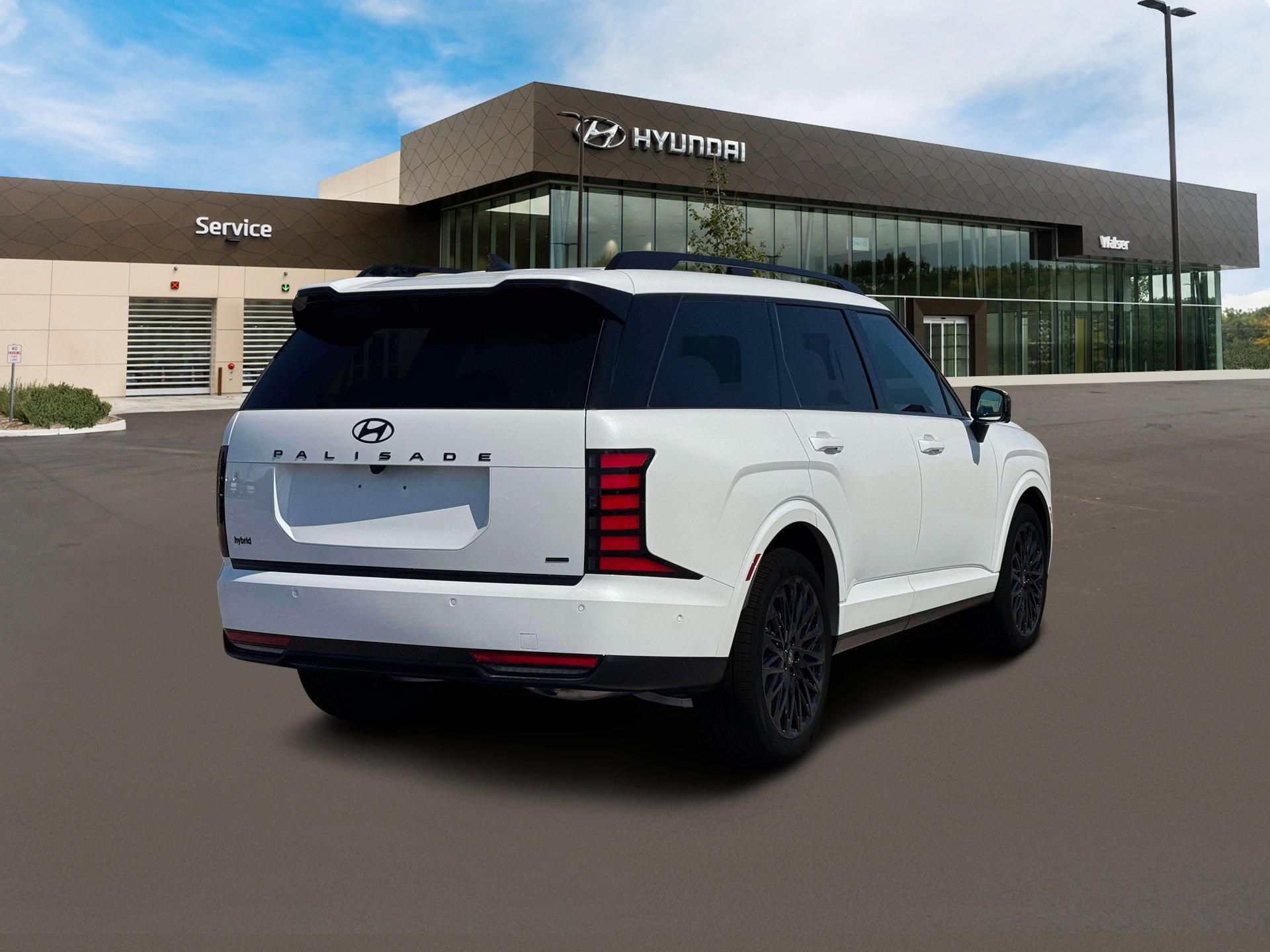 New 2027 Creamy White Pearl Hyundai Calligraphy Black Ink AWD image 8