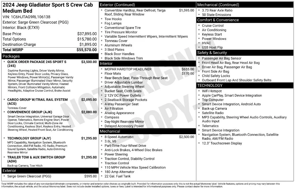 Certified Used 2024 Green Jeep Sport S image 2