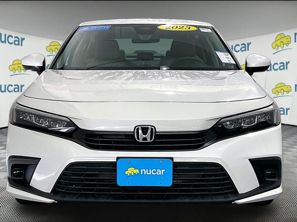 Certified Used 2023 Platinum White Pearl Honda 2.0L 4D LX image 2