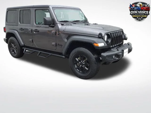 Used 2021 Gray Jeep Unlimited Willys image 7