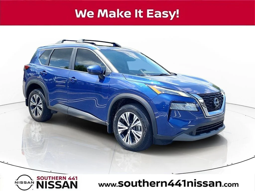 Certified Used 2023 Blue Nissan SV image 1