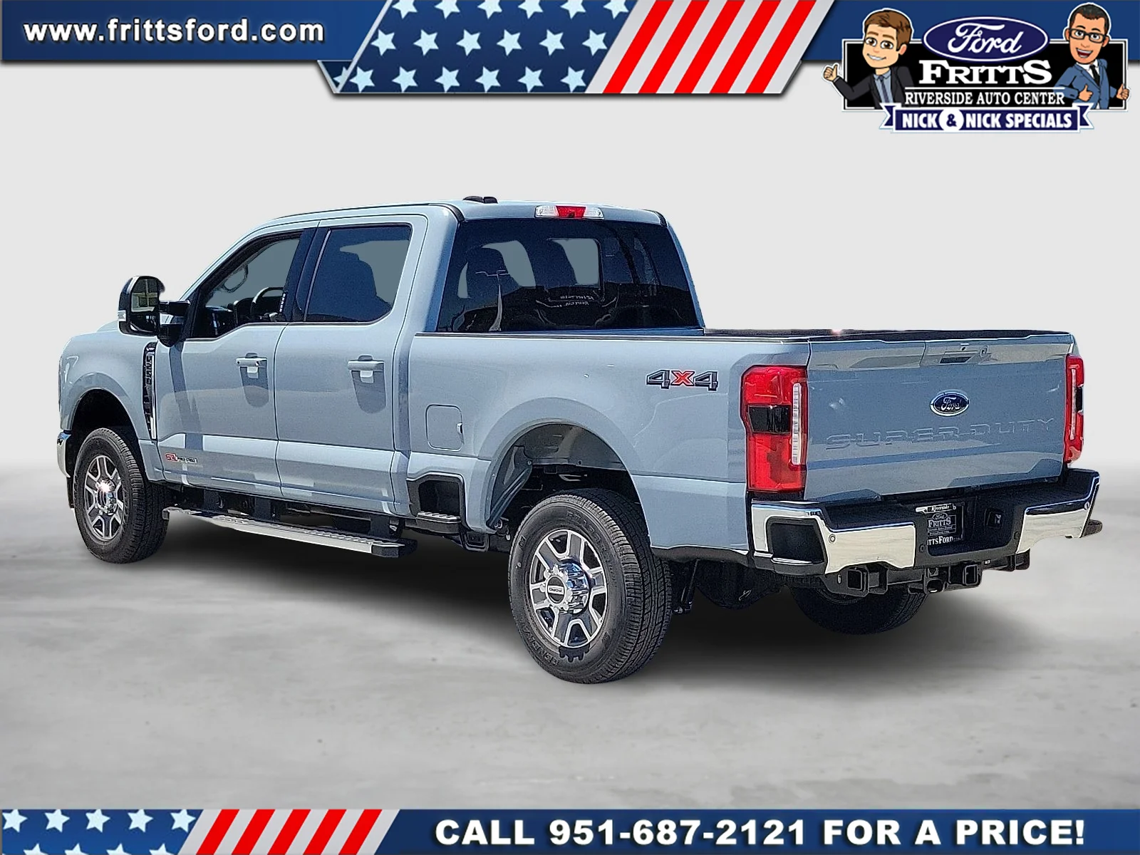 New 2026 Glacier Gray Metallic Tri-Coat Ford F-250® Lariat® image 2