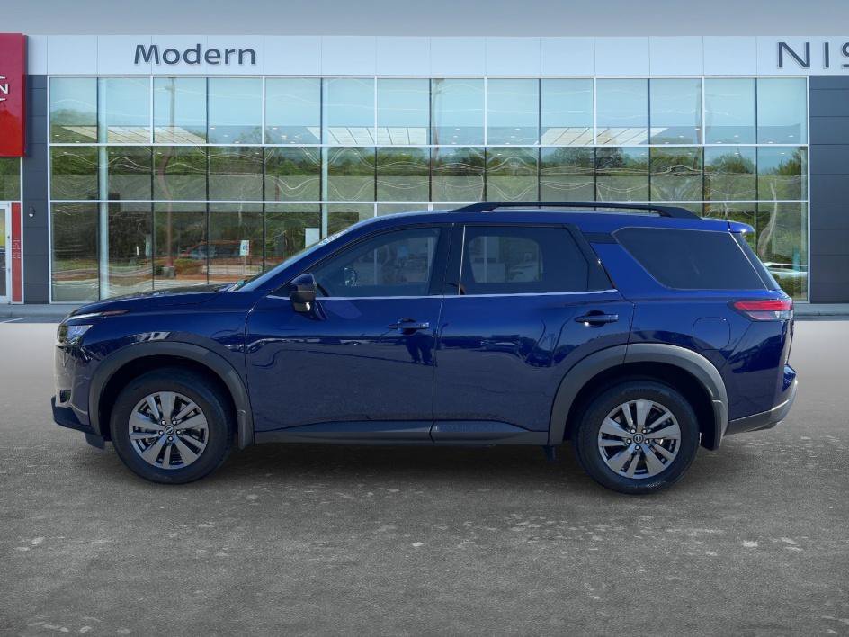 Certified Used 2025 Deep Ocean Blue Pearl Nissan SV image 8