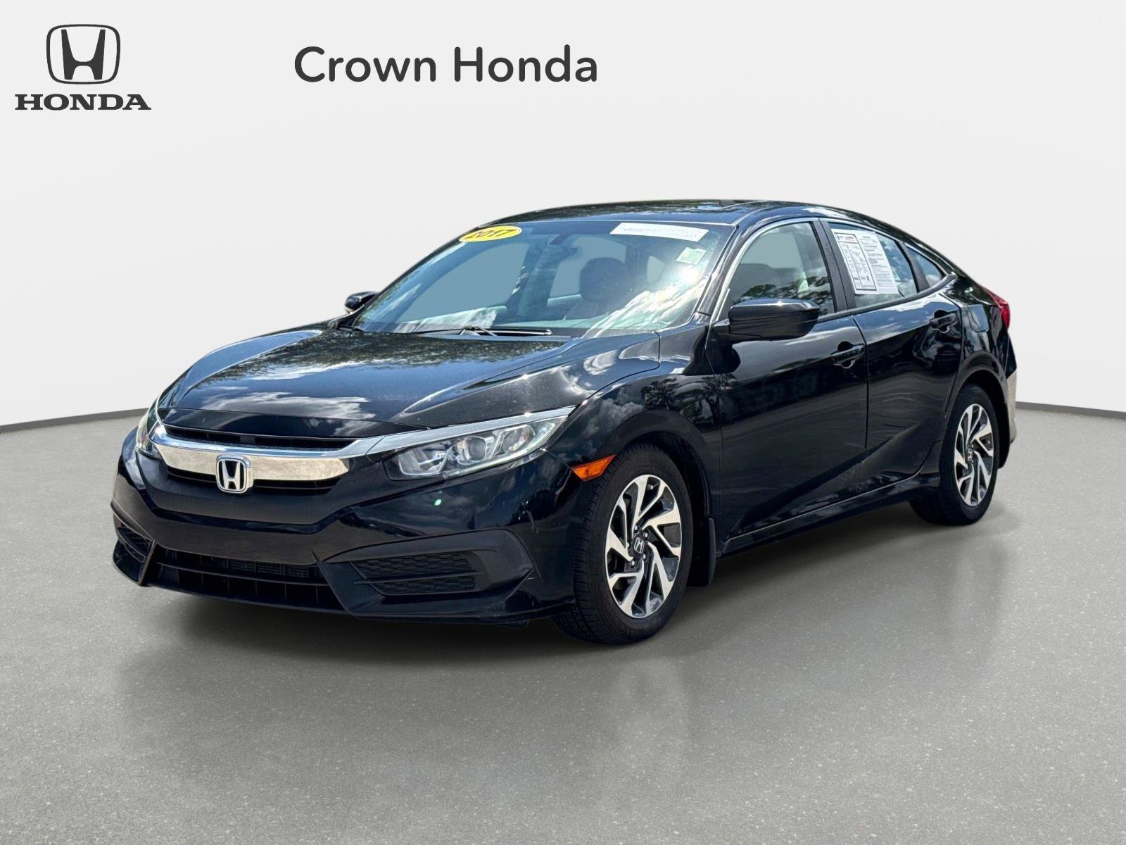 Used 2017 Black Honda EX image 1
