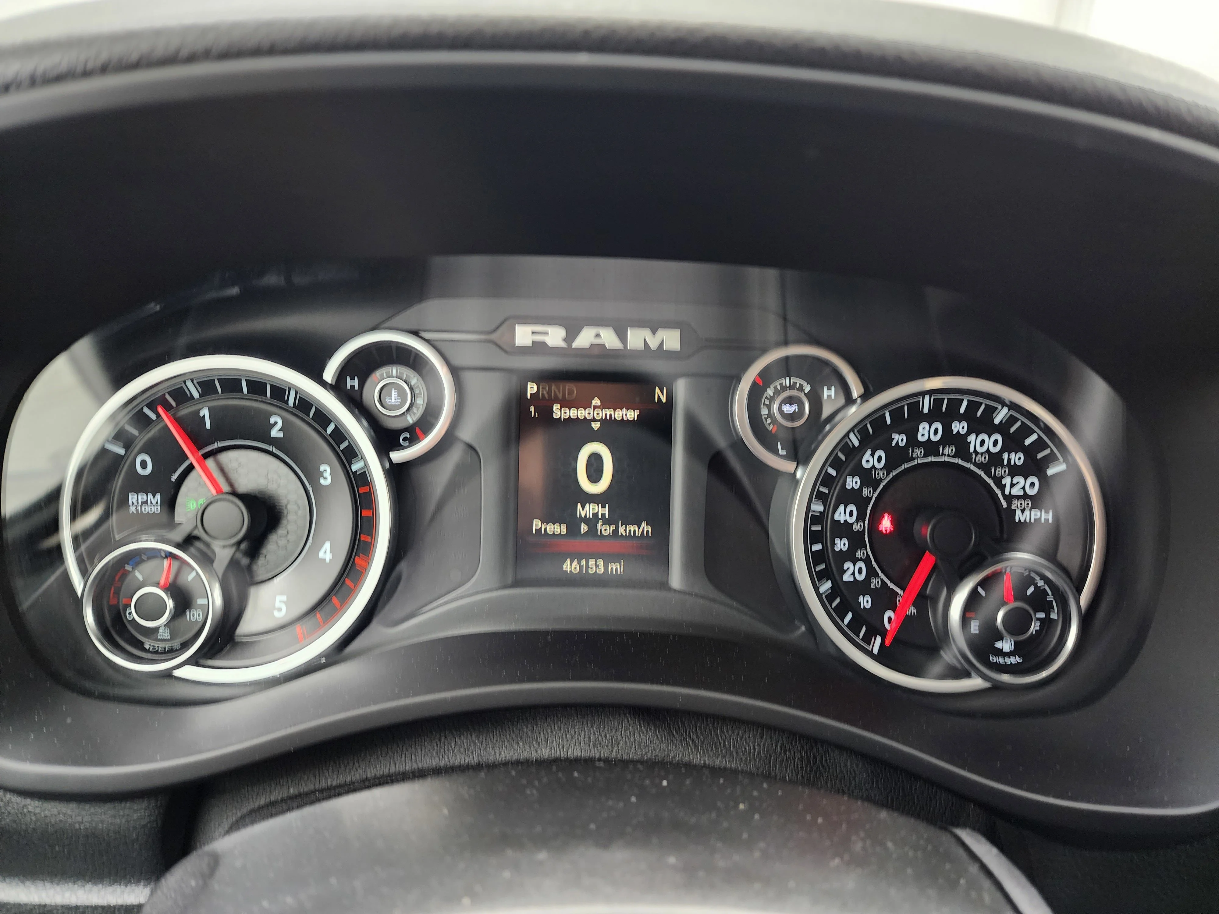 Used 2020 Diamond Black Crystal Pearlcoat Ram Tradesman image 10