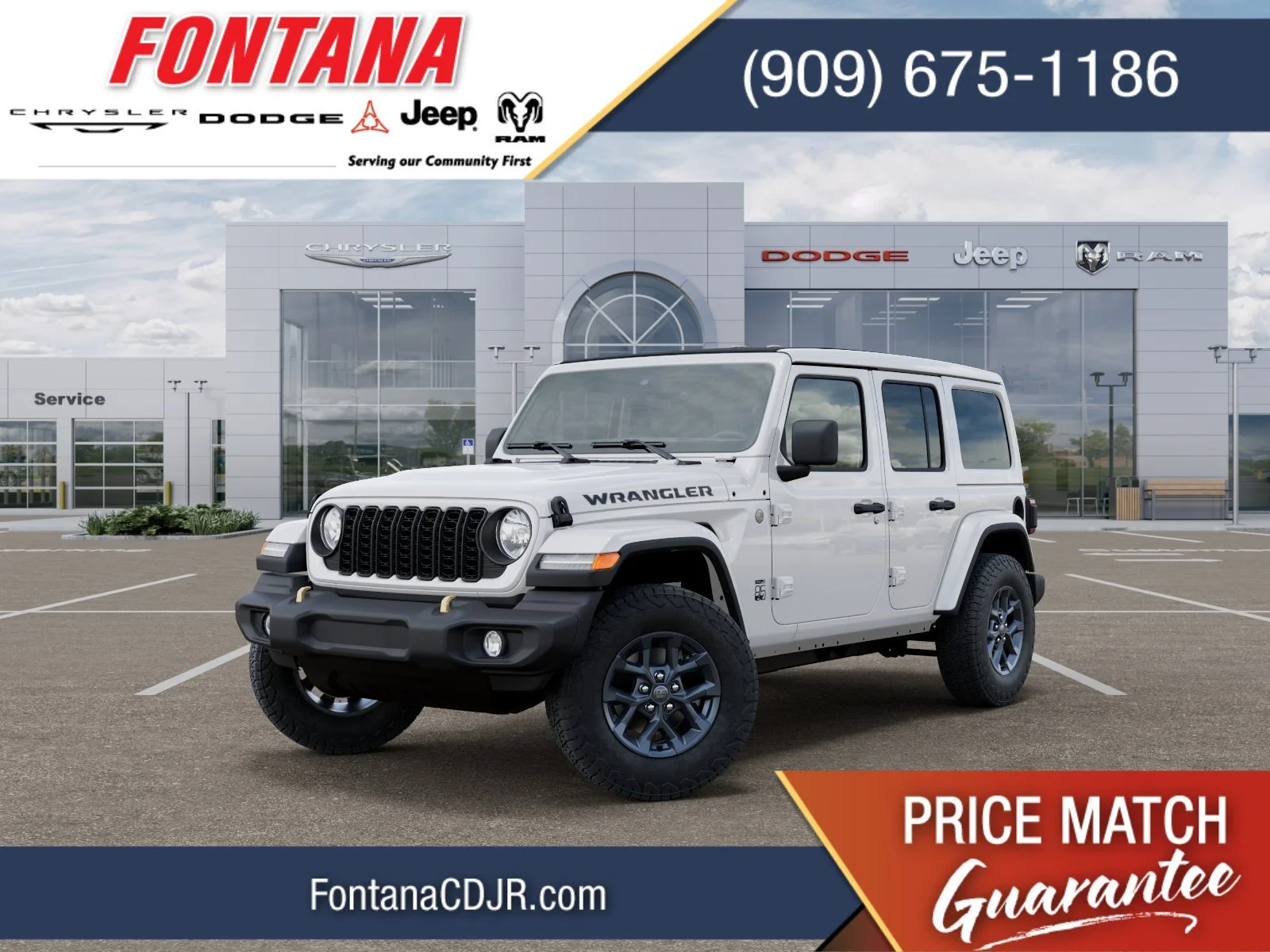 New 2026 Bright White Clear-Coat Exterior Paint Jeep 85th Anniversary Edition image 1