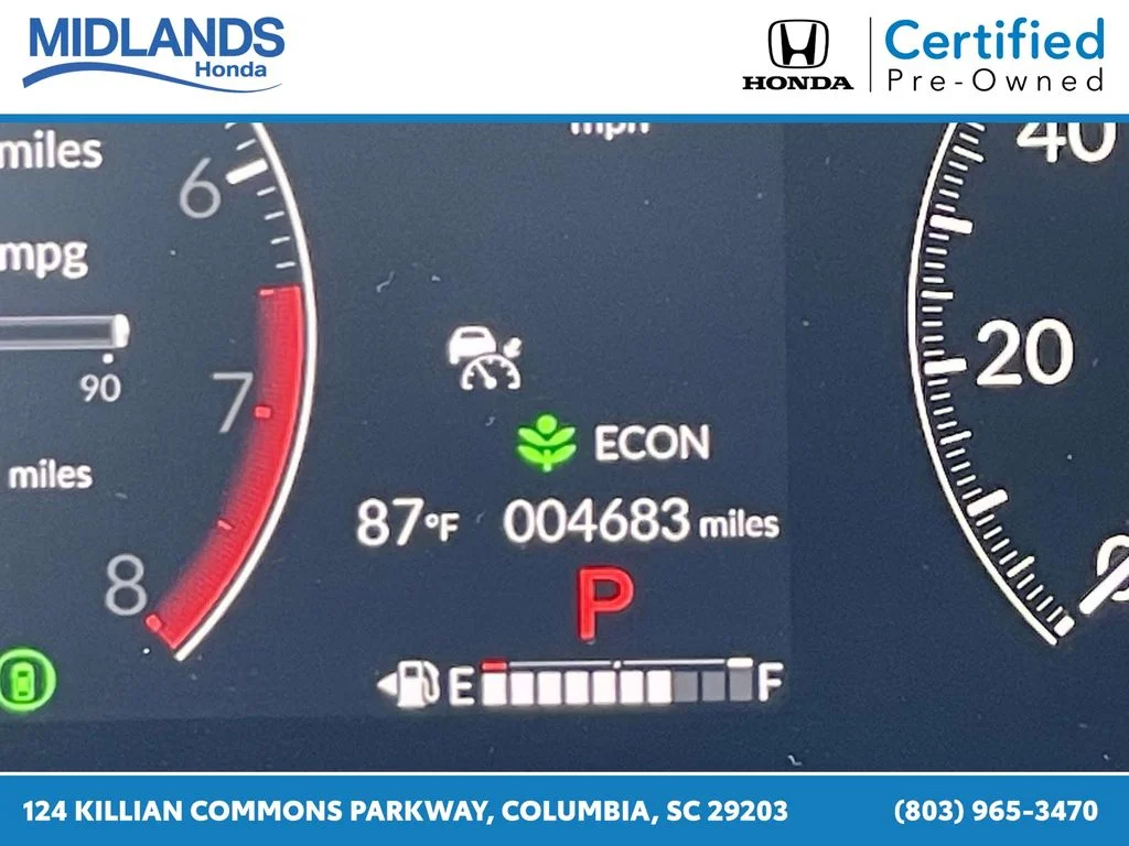 Certified Used 2026 Platinum White Pearl Honda EX image 19