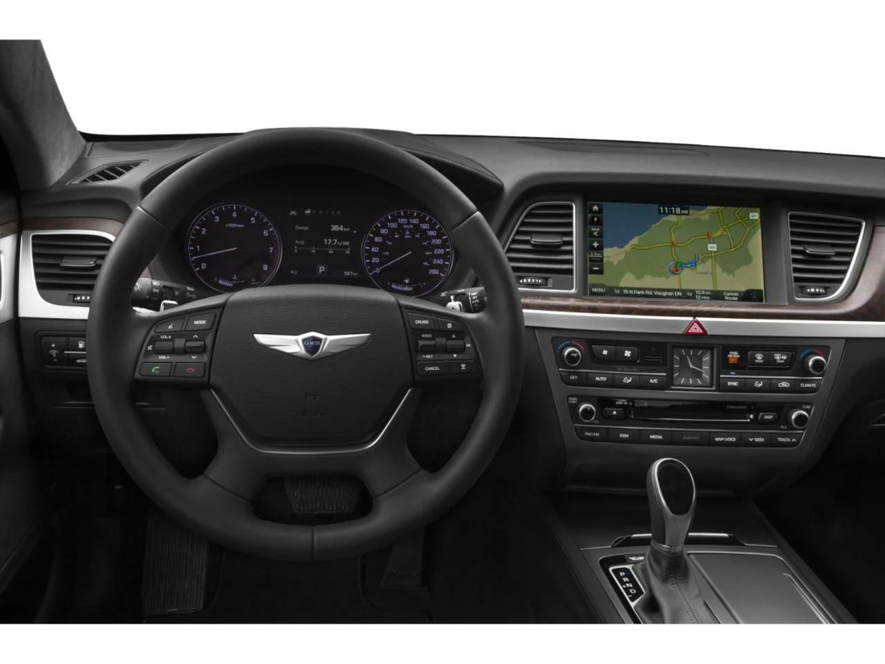 Used 2015 Caspian Black Hyundai 5.0L image 2