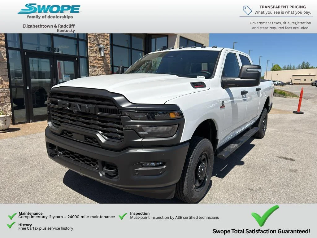 New 2026 Bright White Clear-Coat Exterior Paint RAM Tradesman image 1