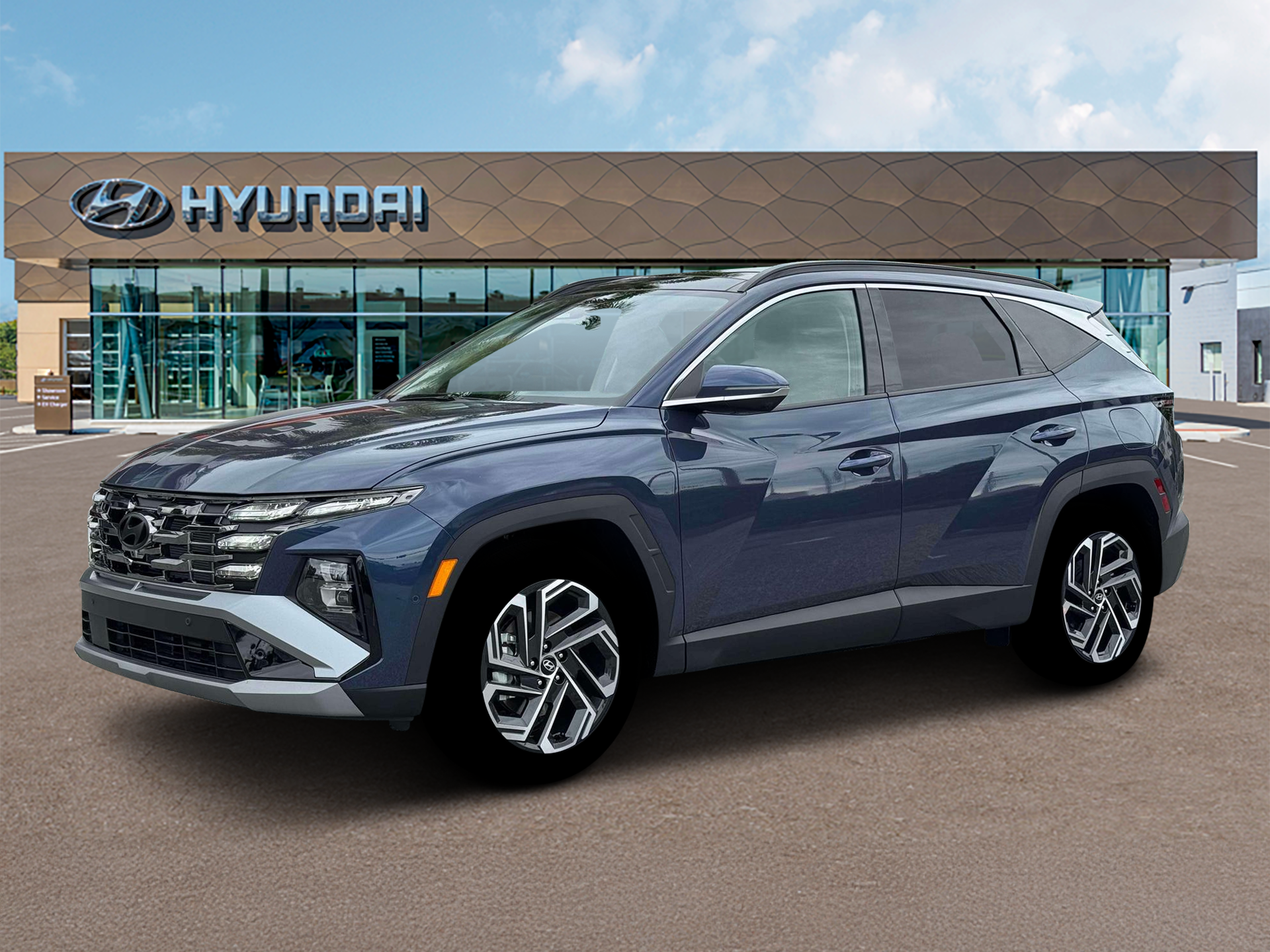 New 2026 Blue Hyundai Limited FWD image 2