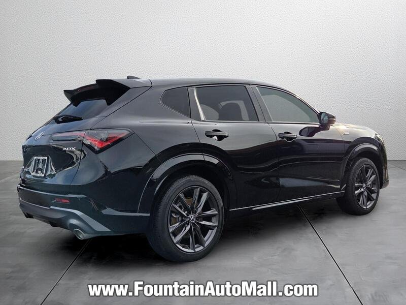 Certified Used 2025 Crystal Black Pearl Acura FWD A-SPEC image 4