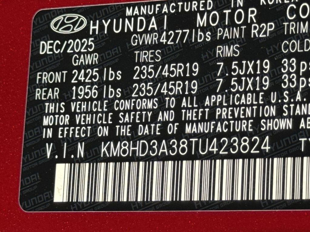 New 2026 Red Hyundai SEL Premium FWD image 31