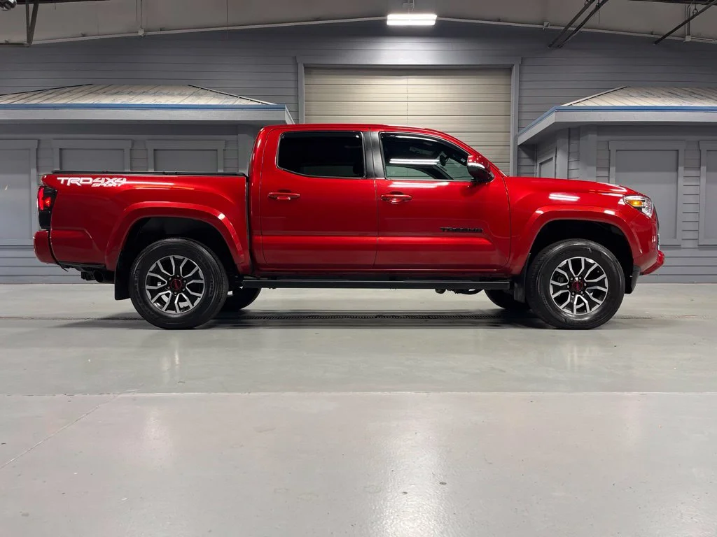 Used 2021 Barcelona Red Metallic Toyota TRD Sport image 8