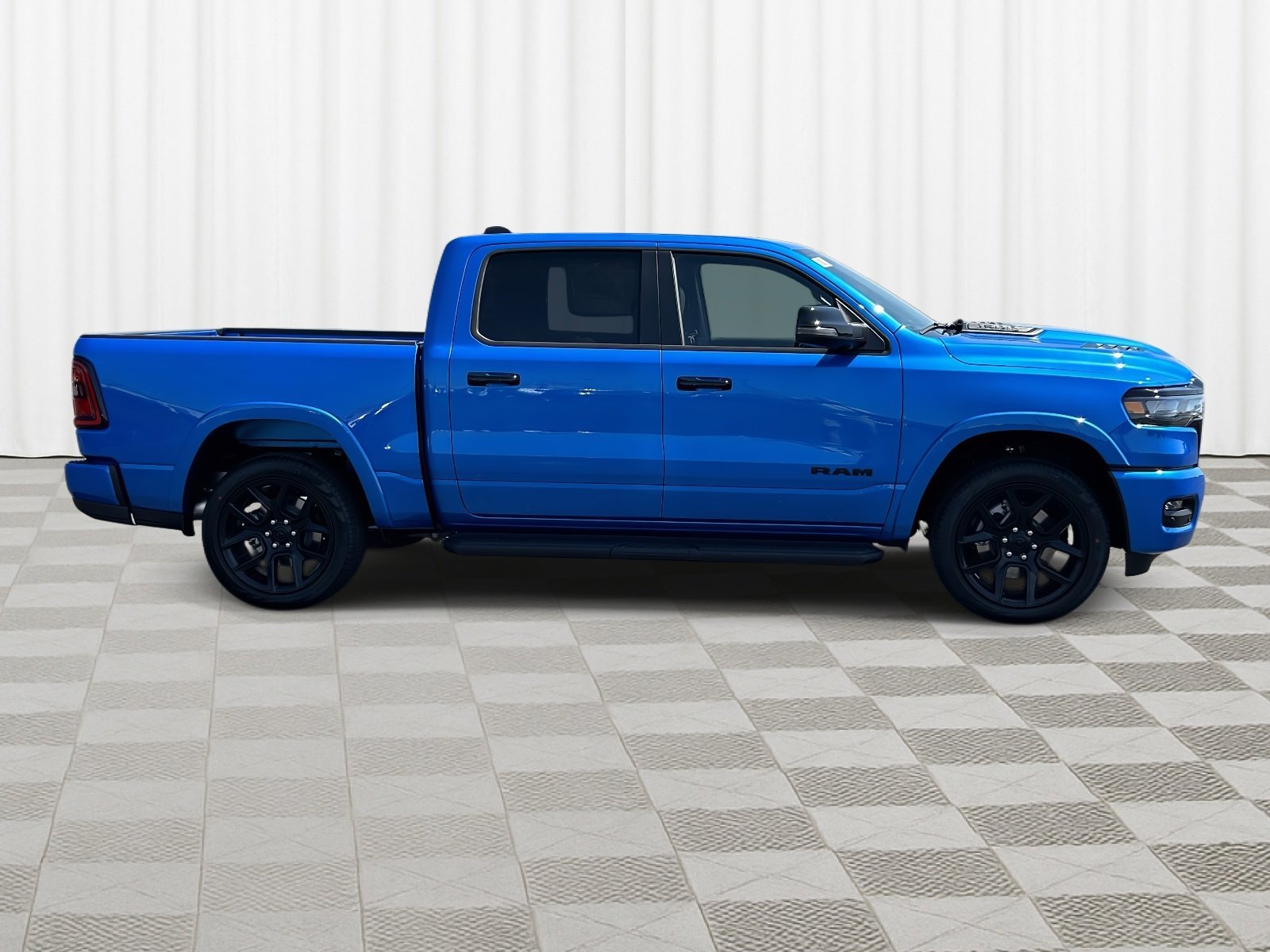 New 2026 Hydro Blue Pearl-Coat Exterior Paint RAM Laramie image 2