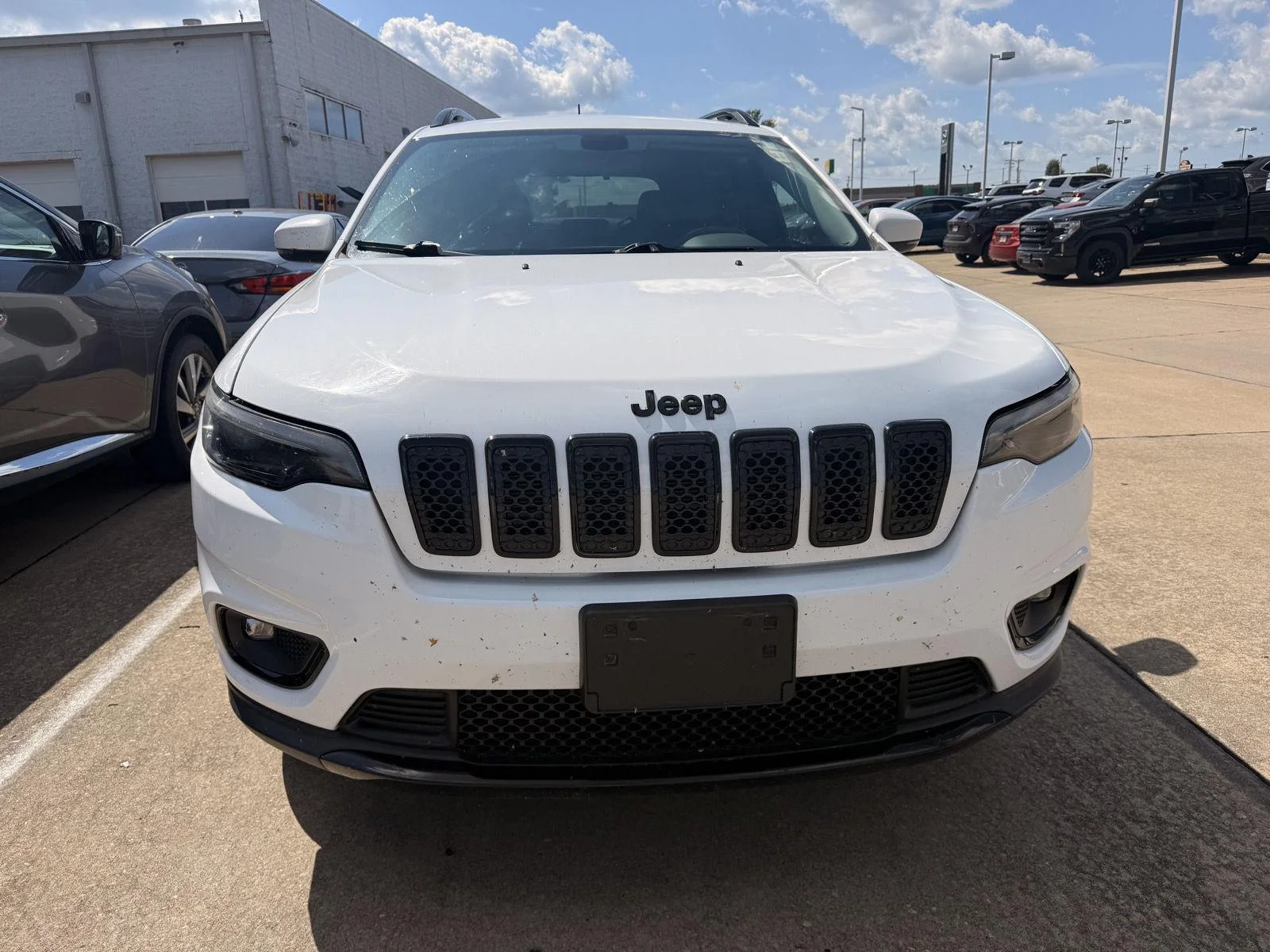 Used 2020 Bright White Clearcoat Jeep Altitude image 2