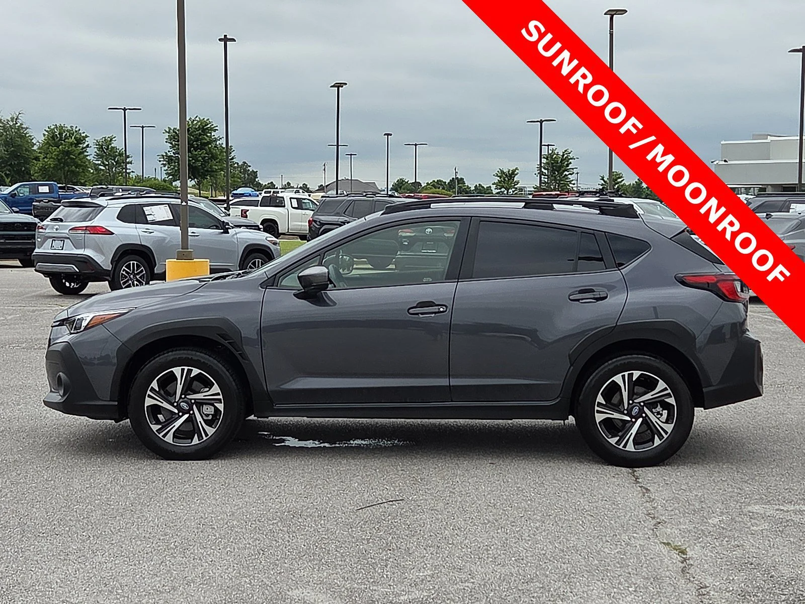 Used 2024 Magnetite Gray Metallic Subaru Premium image 3