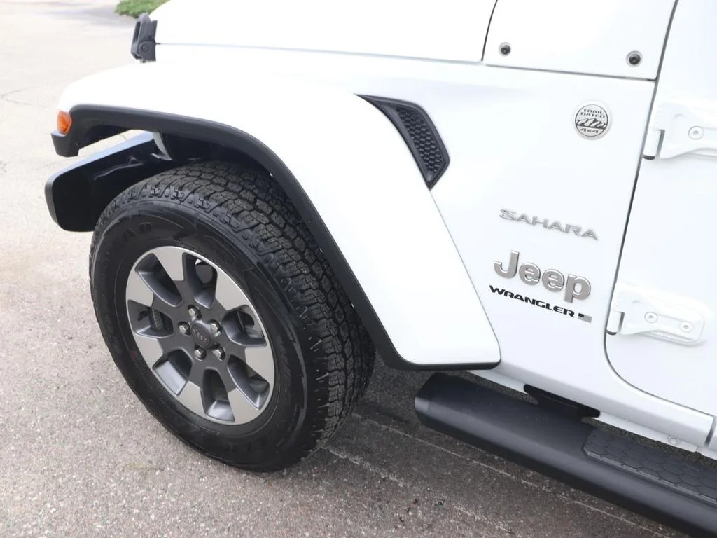 Certified Used 2023 White Jeep Sahara image 3