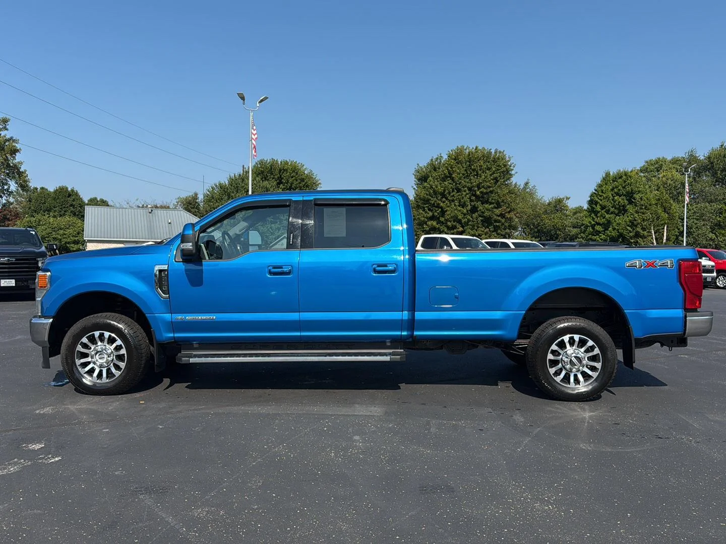 Used 2021 Velocity Blue Metallic Ford LARIAT image 8