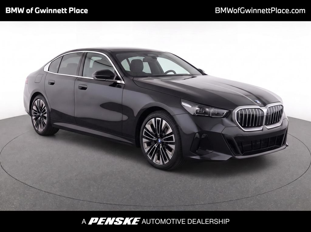 Certified Used 2025 Black Sapphire Metallic BMW 530i image 1