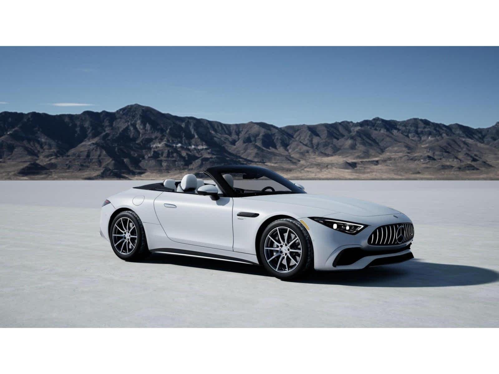 New 2027 MANUFAKTUR Moonlight White Metallic Mercedes-Benz AMG® SL 43 Roadster image 11